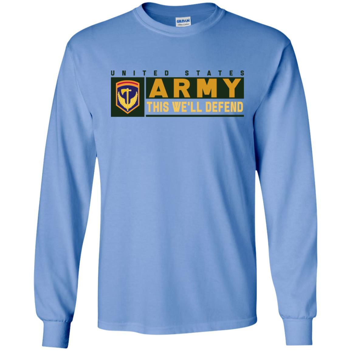 US Army 42ND REGIONAL SUPPORT GROUP- This We'll Defend T-Shirt On Front For Men-TShirt-Army-Veterans Nation