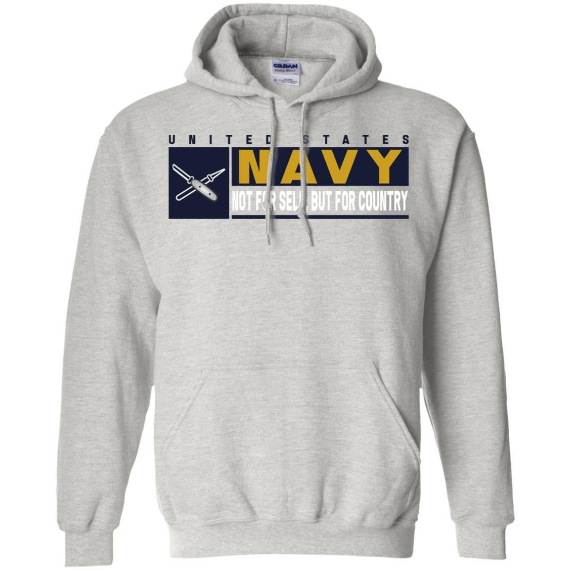 Navy Lithographer Navy LI- Not for self Long Sleeve - Pullover Hoodie-TShirt-Navy-Veterans Nation