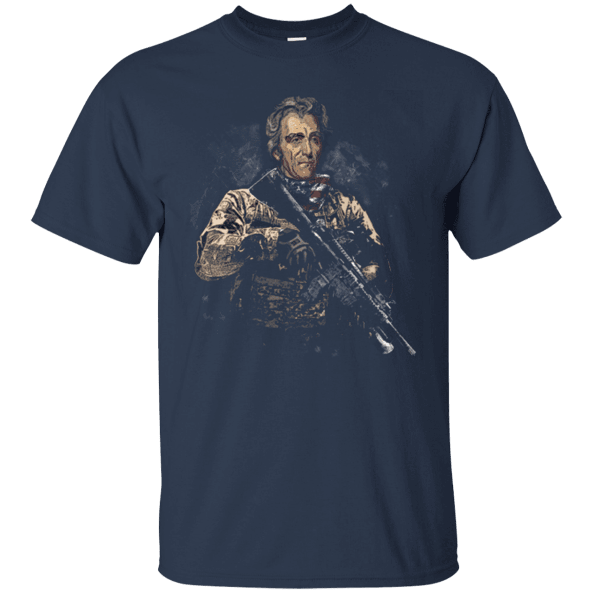 Military T-Shirt "Andrew Jackson Soldier Presidents"-TShirt-General-Veterans Nation