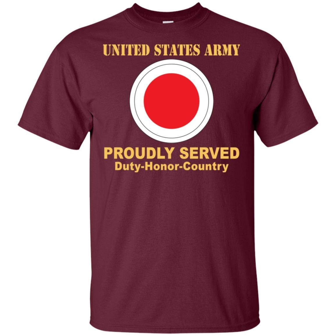 US ARMY 37TH INFANTRY BRIGADE COMBAT TEAM- Proudly Served T-Shirt On Front For Men-TShirt-Army-Veterans Nation