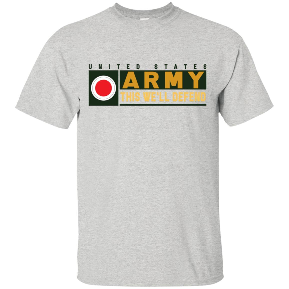 US Army 37TH INFANTRY BRIGADE COMBAT TEAM- This We'll Defend T-Shirt On Front For Men-TShirt-Army-Veterans Nation