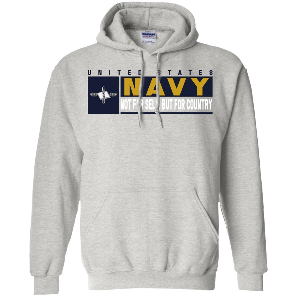 Navy Aviation Maintenance Administrationman Navy AZ- Not for self Long Sleeve - Pullover Hoodie-TShirt-Navy-Veterans Nation