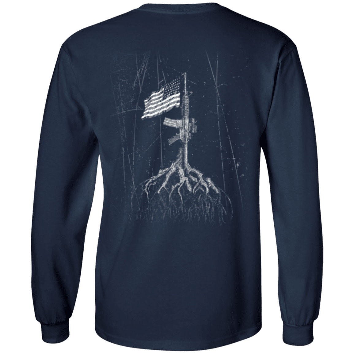 Military T-Shirt "My Root In Flag Veteran"-TShirt-General-Veterans Nation