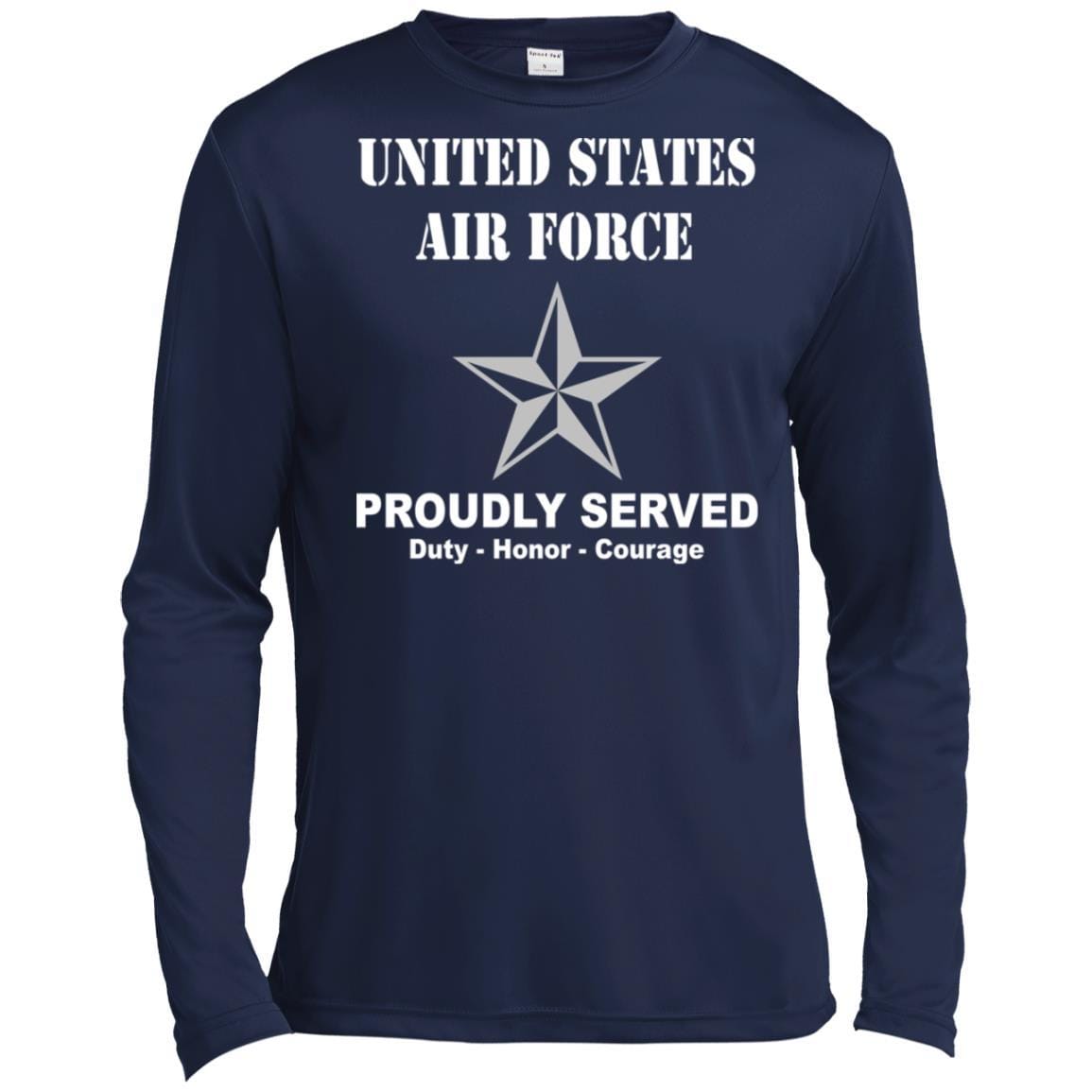 US Air Force O-7 Brigadier General Brig O7 General Officer Ranks T shirt Sport-Tek Tall Pullover Hoodie - T-Shirt-TShirt-USAF-Veterans Nation