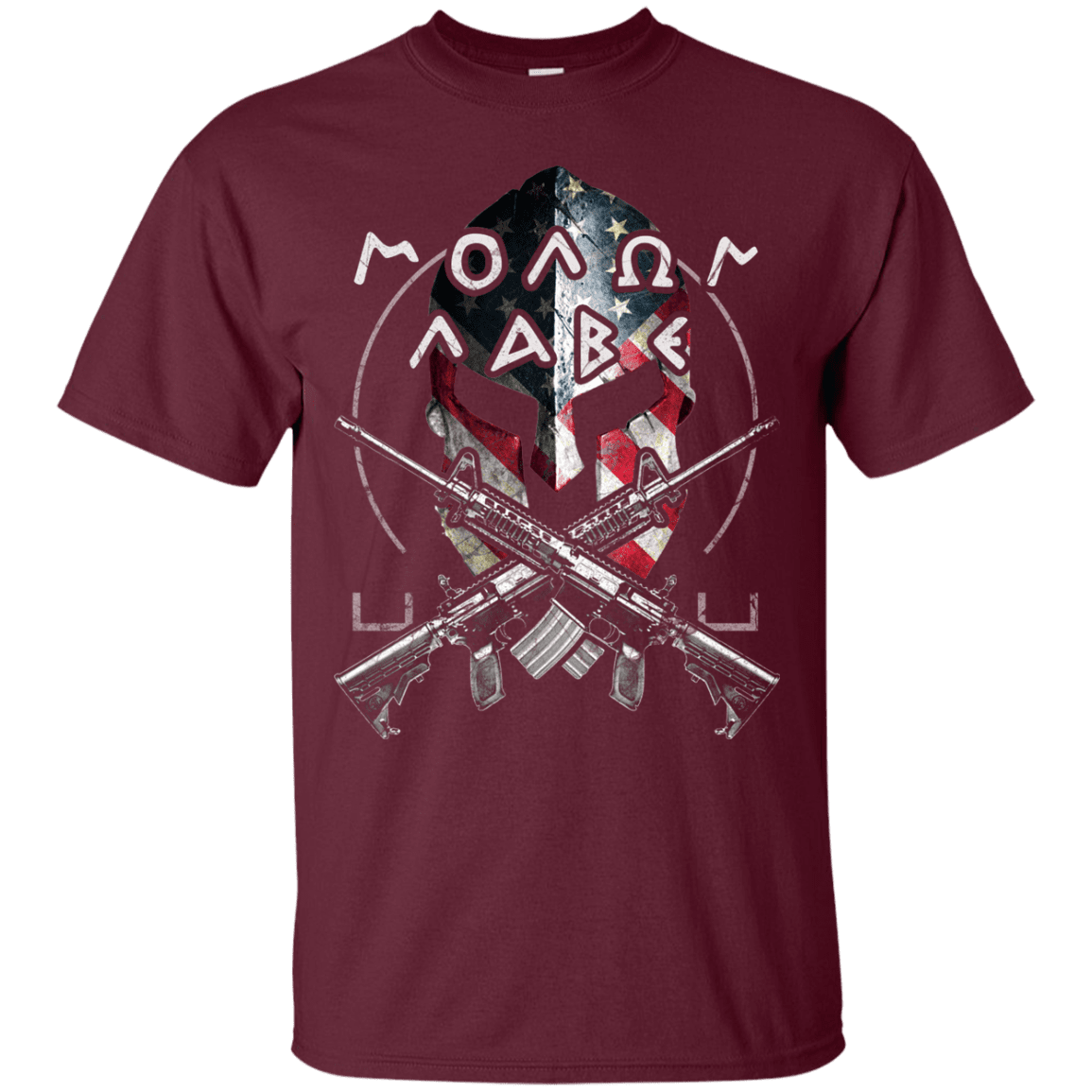 Military T-Shirt "Veteran - Molon Labe - Come And Take Them"-TShirt-General-Veterans Nation