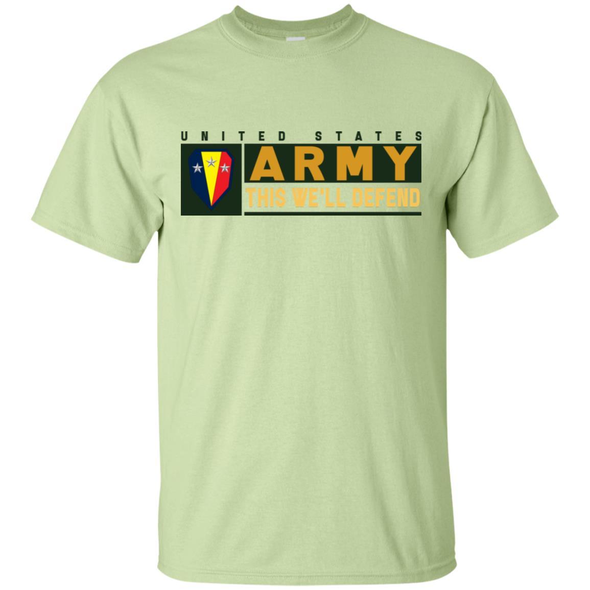 US Army 50TH INFANTRY BRIGADE COMBAT TEAM- This We'll Defend T-Shirt On Front For Men-TShirt-Army-Veterans Nation