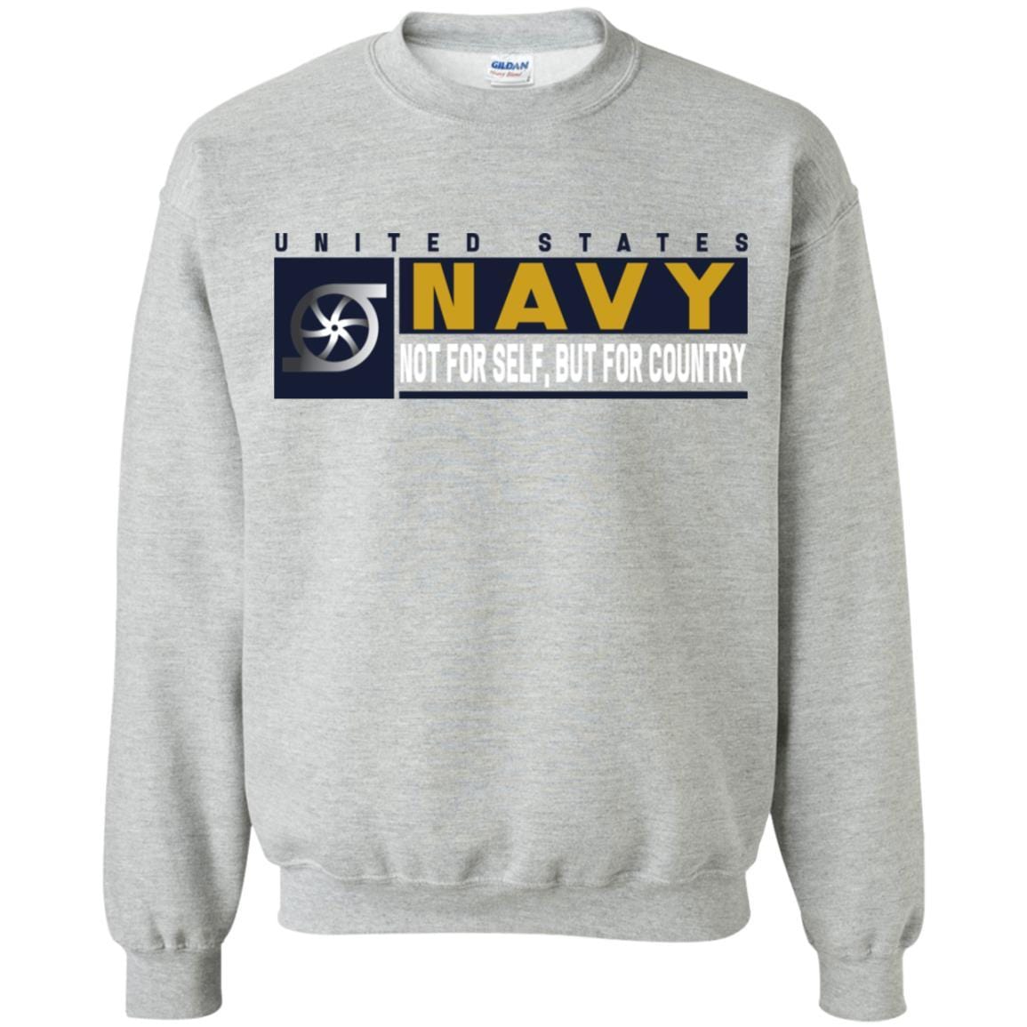 Navy Gas Turbine Systems Technician Navy GS- Not for self Long Sleeve - Pullover Hoodie-TShirt-Navy-Veterans Nation