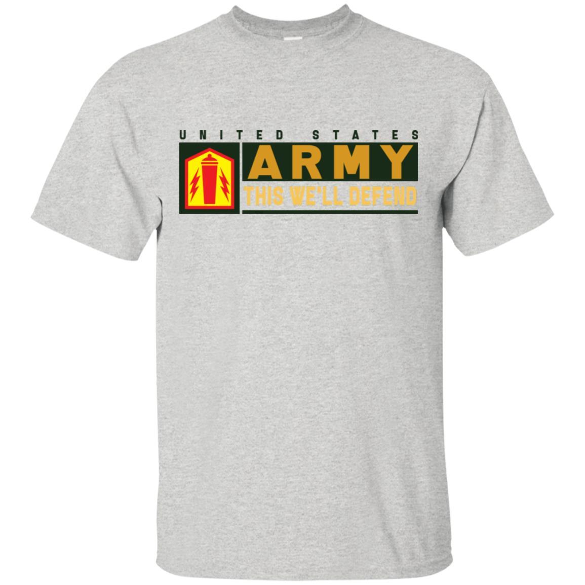 US Army 41 FIRES BRIGADE- This We'll Defend T-Shirt On Front For Men-TShirt-Army-Veterans Nation