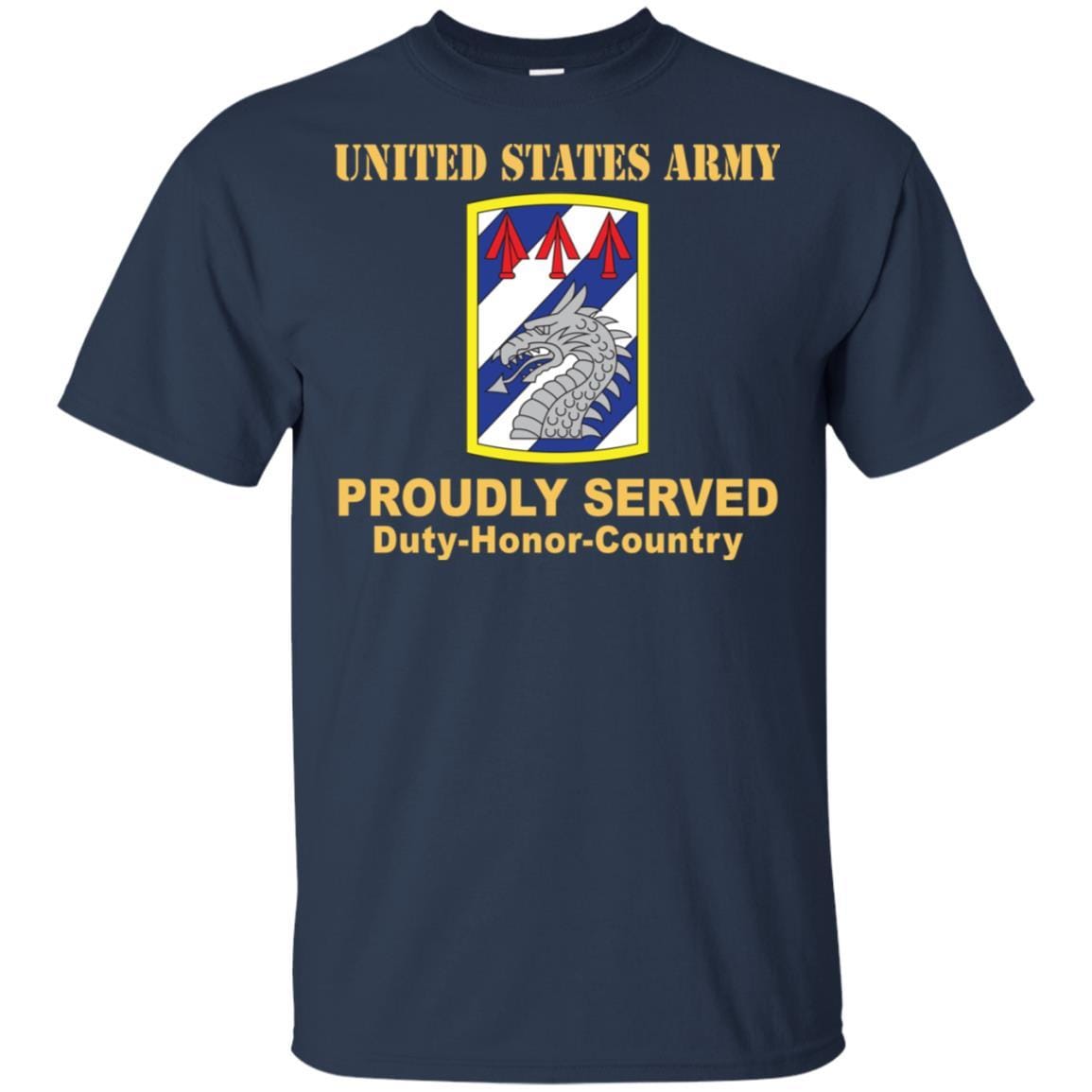 US ARMY 3RD SUSTAINMENT BRIGADE- Proudly Served T-Shirt On Front For Men-TShirt-Army-Veterans Nation