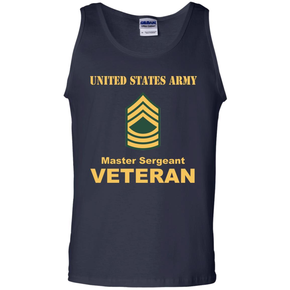 US Army E-8 Master Sergeant E8 MSG Noncommissioned Officer Veteran Men T Shirt On Front-TShirt-Army-Veterans Nation