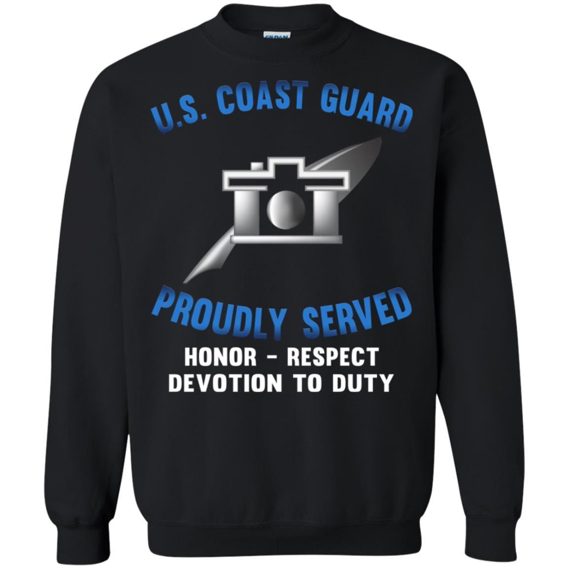 USCG PUBLIC AFFAIRS SPECIALIST PA Logo Proudly Served T-Shirt For Men On Front-TShirt-USCG-Veterans Nation