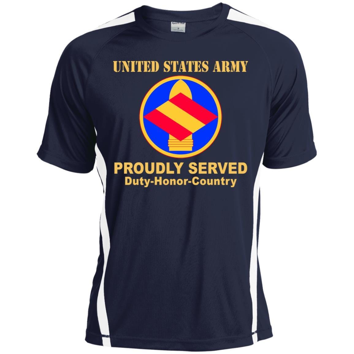 US ARMY 142 FIRES BRIGADE - Proudly Served T-Shirt On Front For Men-TShirt-Army-Veterans Nation