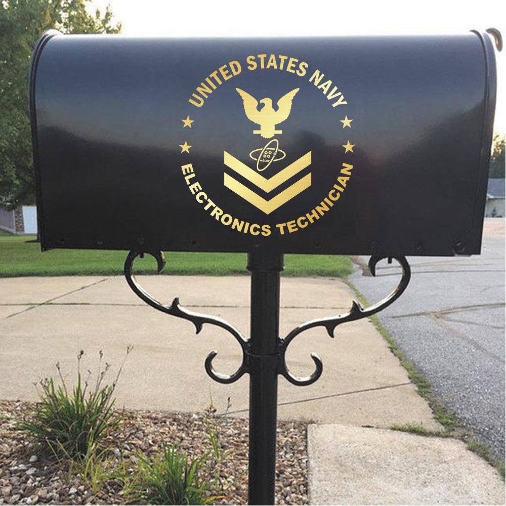 US Navy Electronics Technician ET Rating Badges Clear Stickers-Decal-Navy-Rating-Veterans Nation