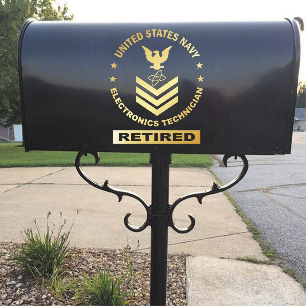 US Navy Electronics Technician ET Rating Badges Clear Stickers-Decal-Navy-Rating-Veterans Nation