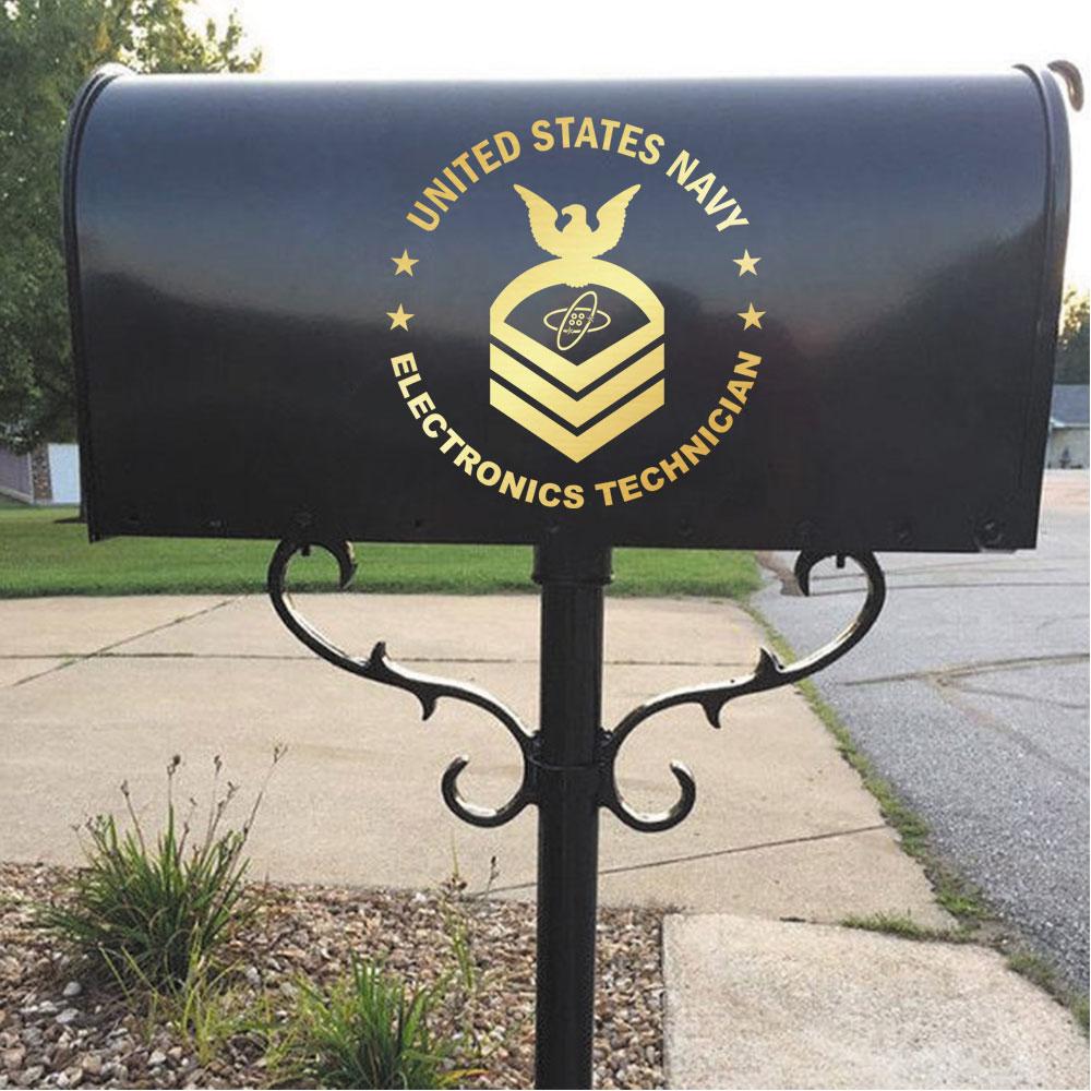 US Navy Electronics Technician ET Rating Badges Clear Stickers-Decal-Navy-Rating-Veterans Nation