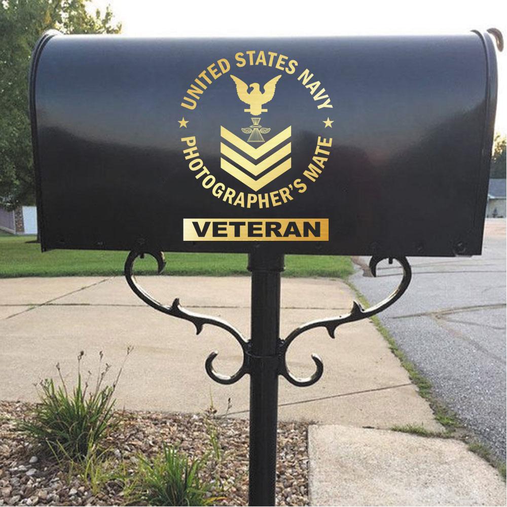 US Navy Photographer's Mate PH Rating Badges Clear Stickers-Decal-Navy-Rating-Veterans Nation