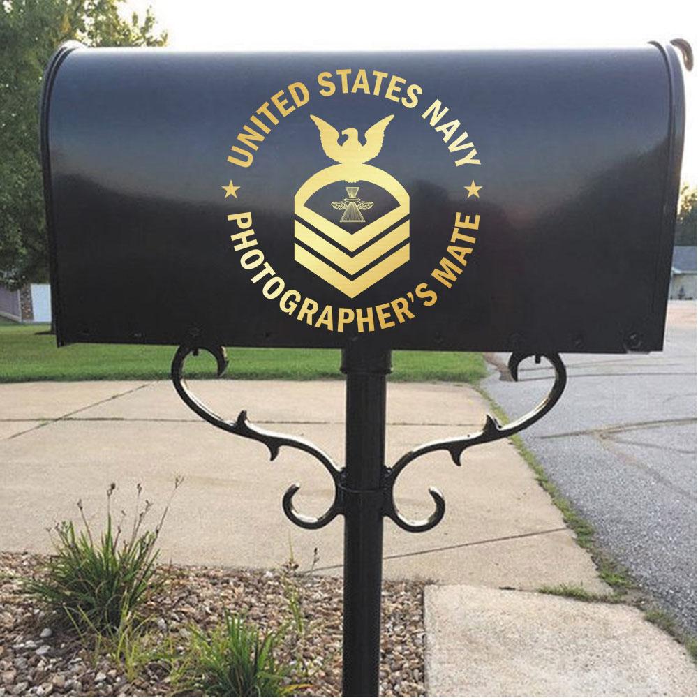 US Navy Photographer's Mate PH Rating Badges Clear Stickers-Decal-Navy-Rating-Veterans Nation