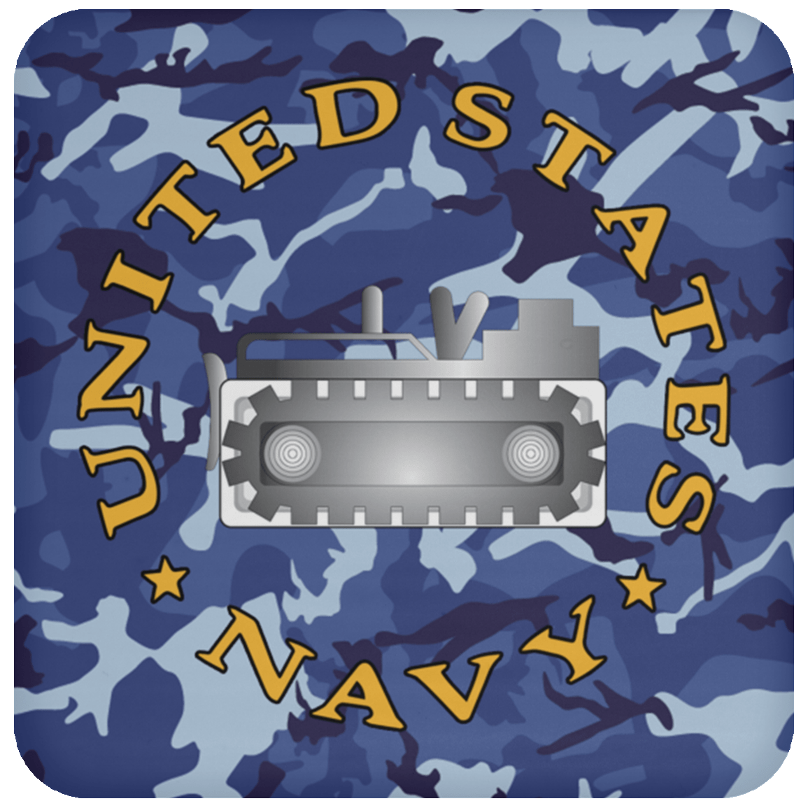 Navy Equipment Operator Navy EO - Proudly Served Coaster-Coaster-Navy-Rate-Veterans Nation