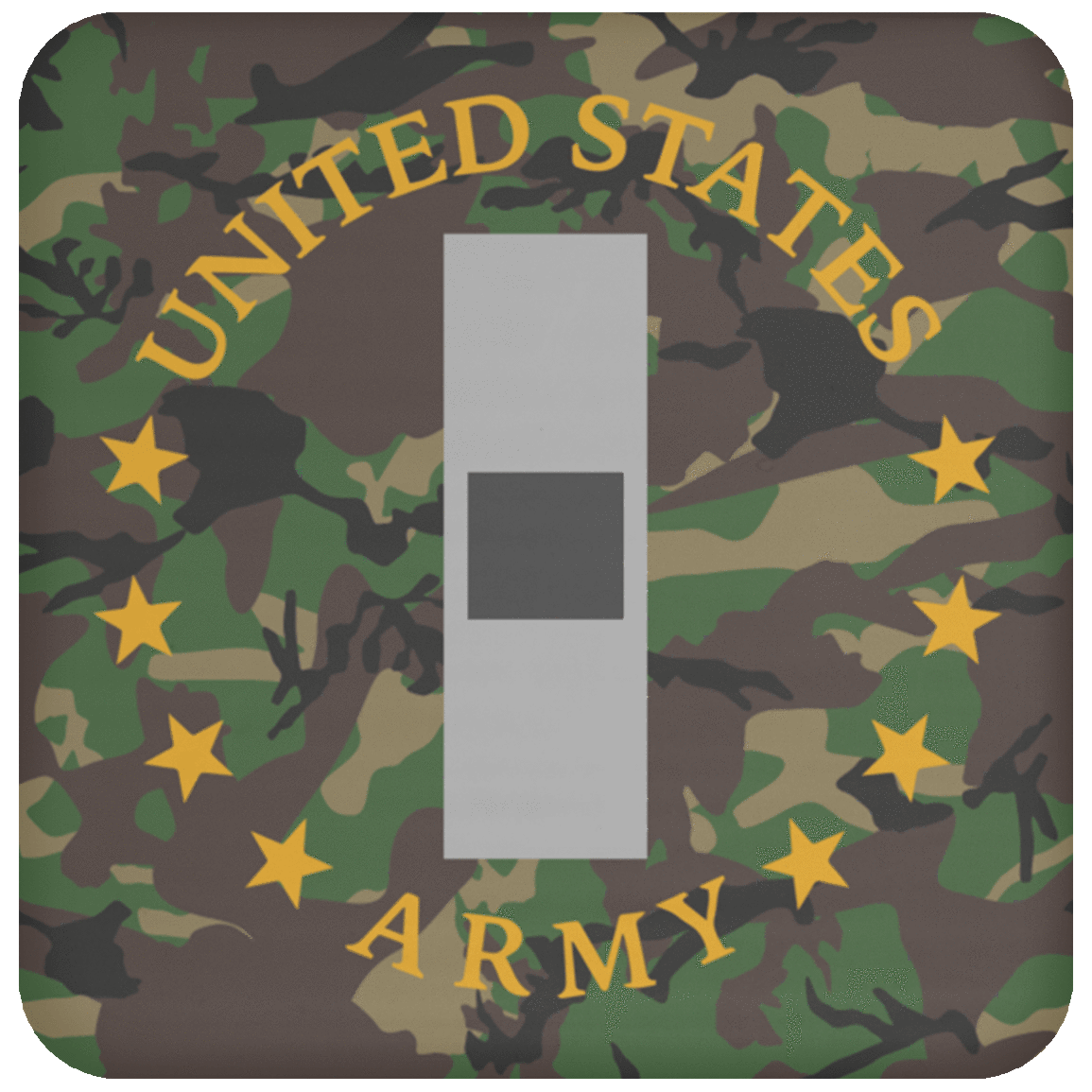 US Army W-1 Warrant Officer 1 W1 WO1 Warrant Officer Coaster-Coaster-Army-Ranks-Veterans Nation
