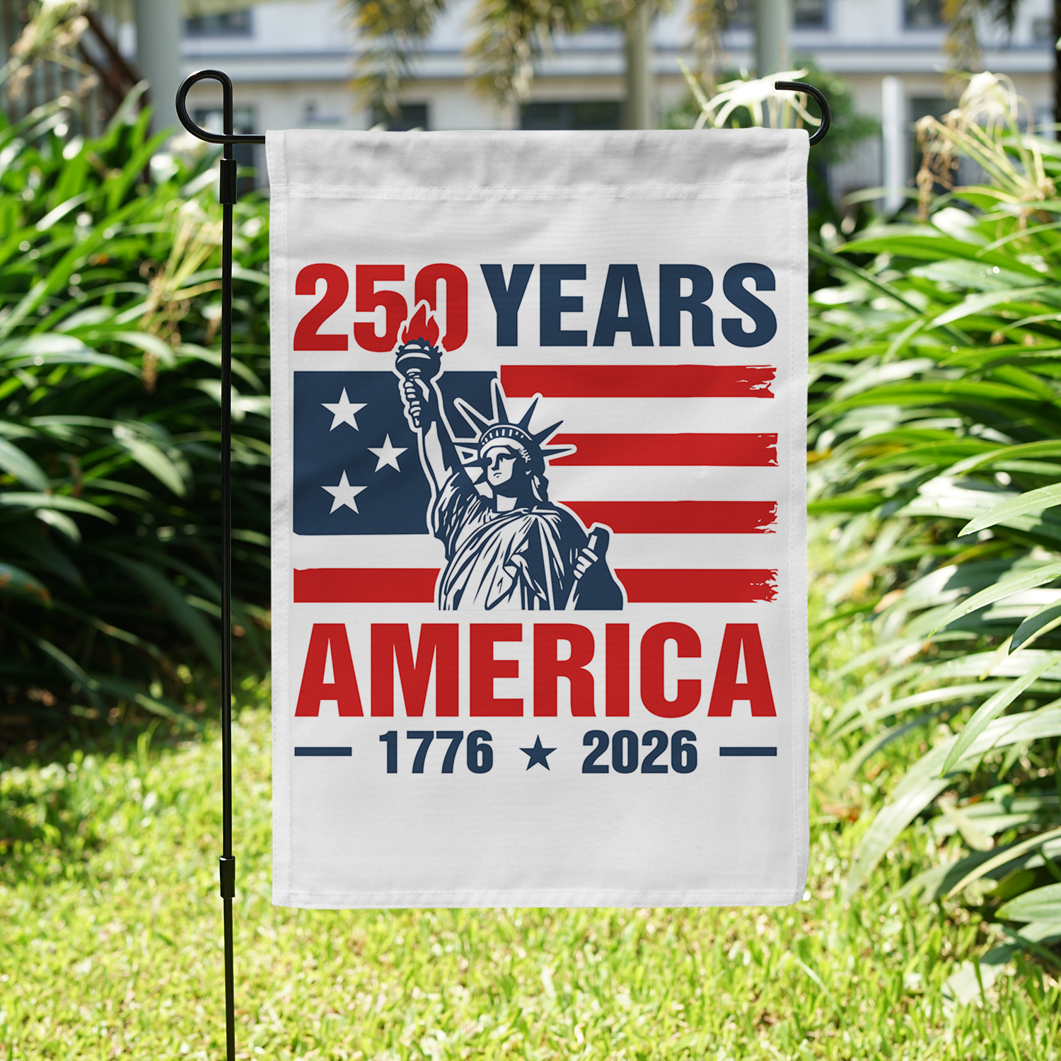 250 Years America 1776 - 2026 Garden Flag 12''x18'' Twin-Side Printing