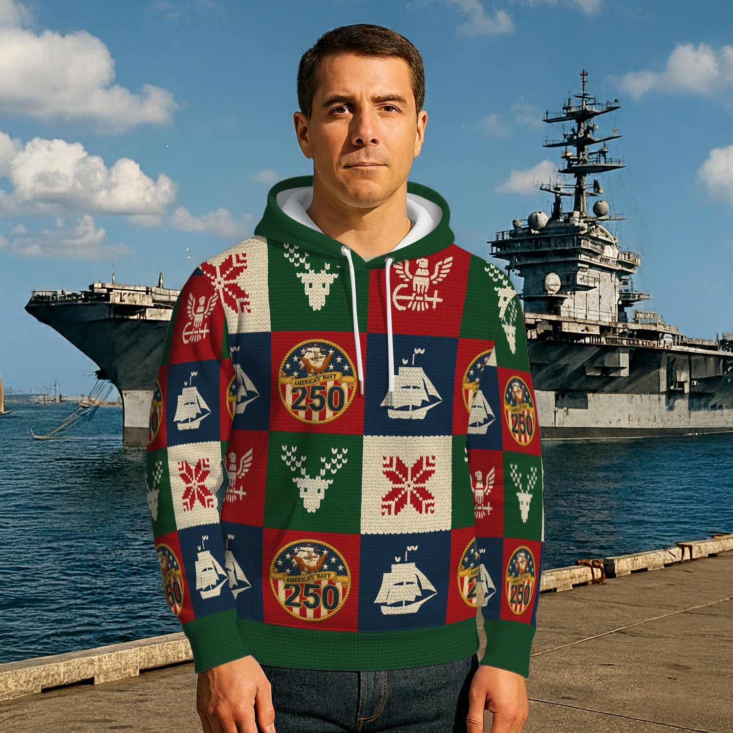 US Navy 250 America 3D All Over Print