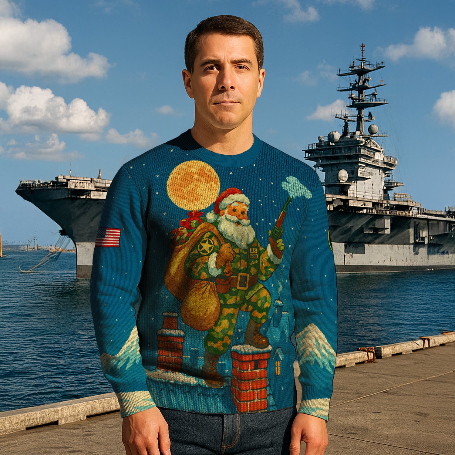 US Army Ugly Christmas Sweater