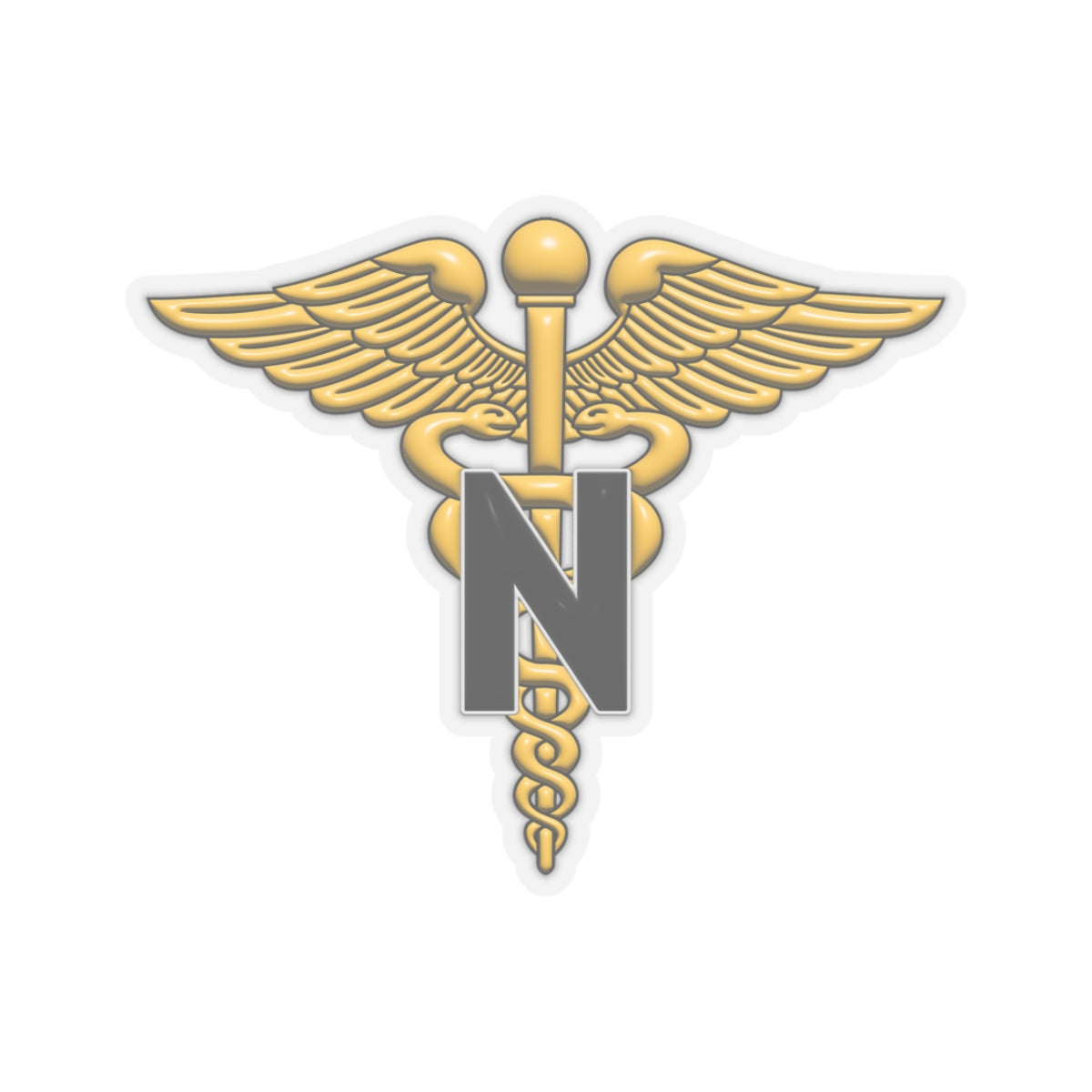 US Army Nurse Corps 3D Effect Stickers
