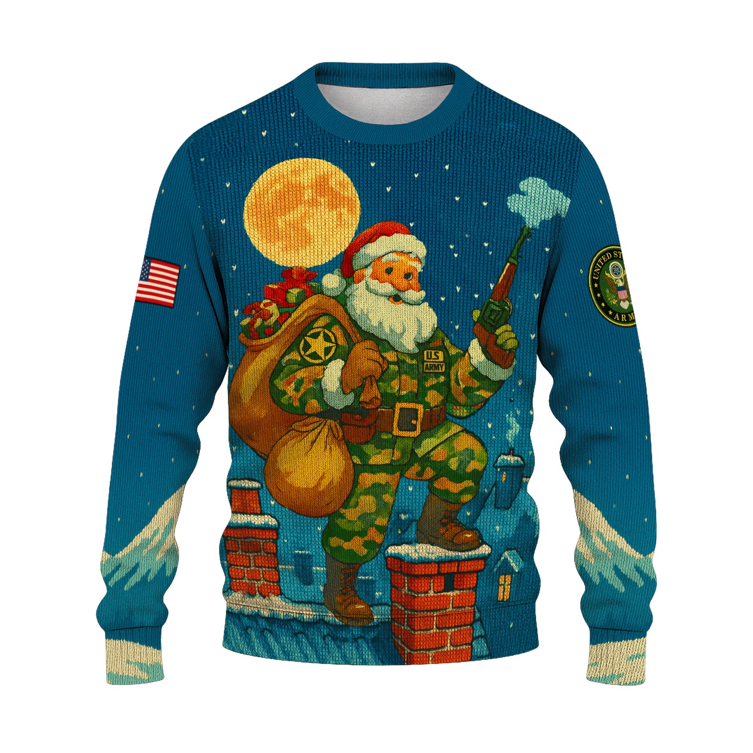 US Army Ugly Christmas Sweater