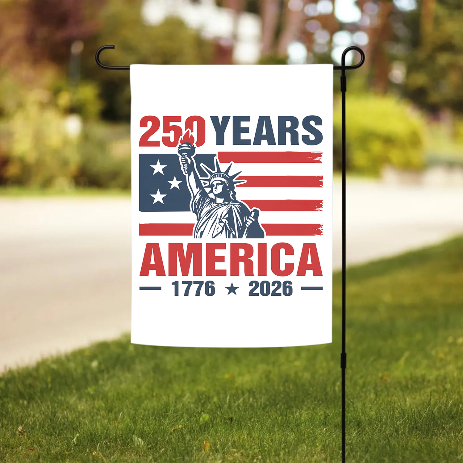 250 Years America 1776 - 2026 Garden Flag 12''x18'' Twin-Side Printing