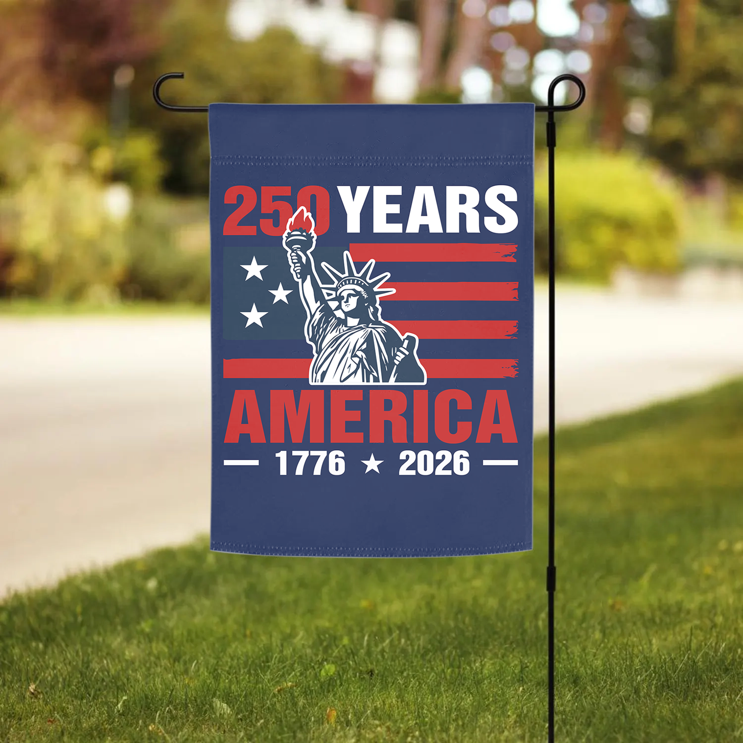 250 Years America 1776 - 2026 Garden Flag 12''x18'' Twin-Side Printing