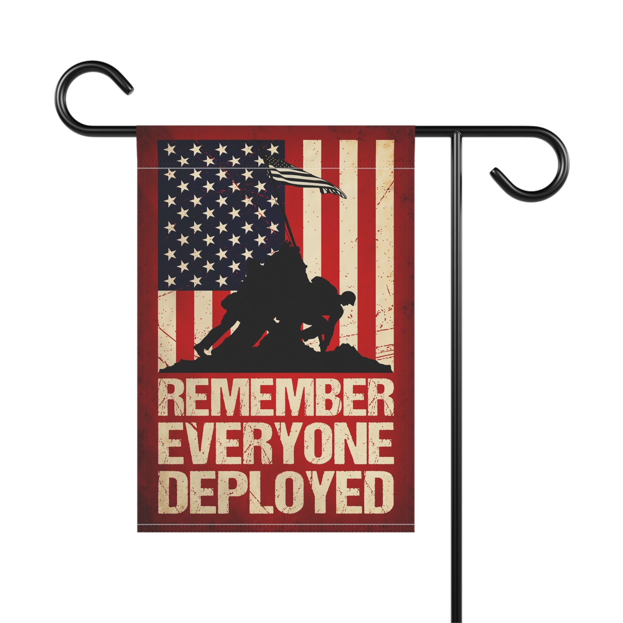 Remember everyone deployed Garden Banner - Patriotic Outdoor Decor, Celebrate Service & Sacrifice