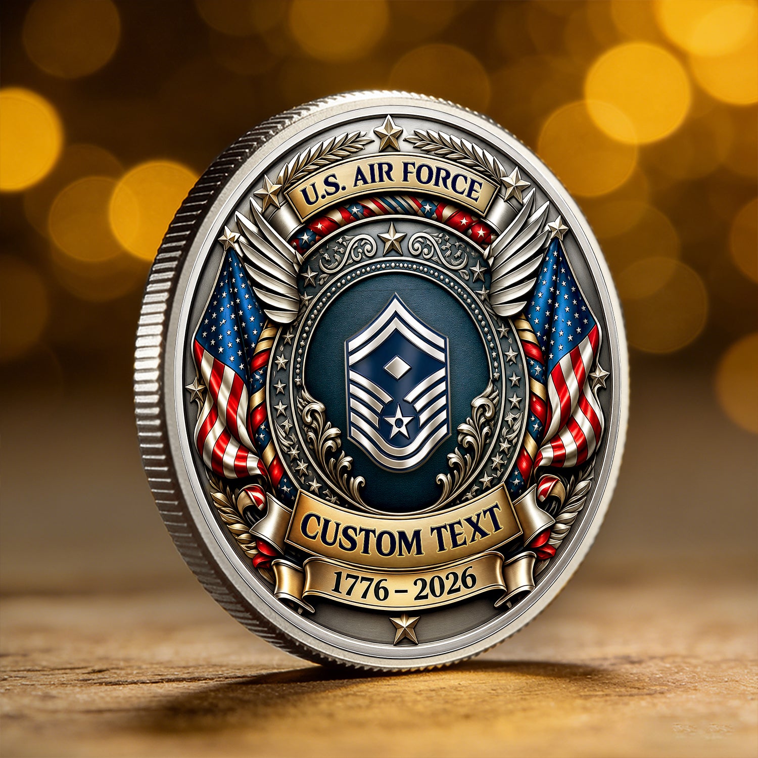 America 250 Air Force Unit Coin Custom Military Recognition