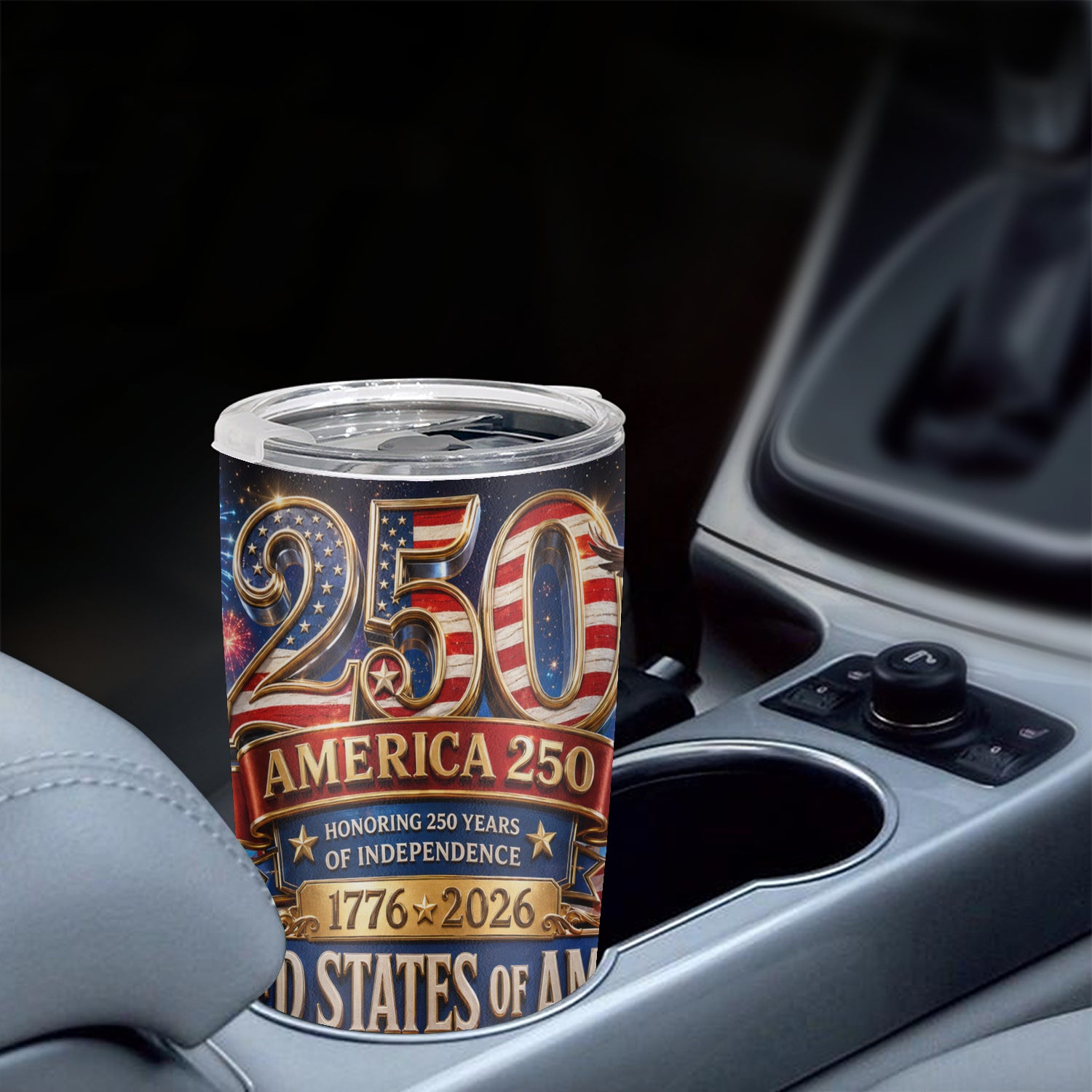 America 250 Independence Celebration 20oz Tumbler Patriotic Gift