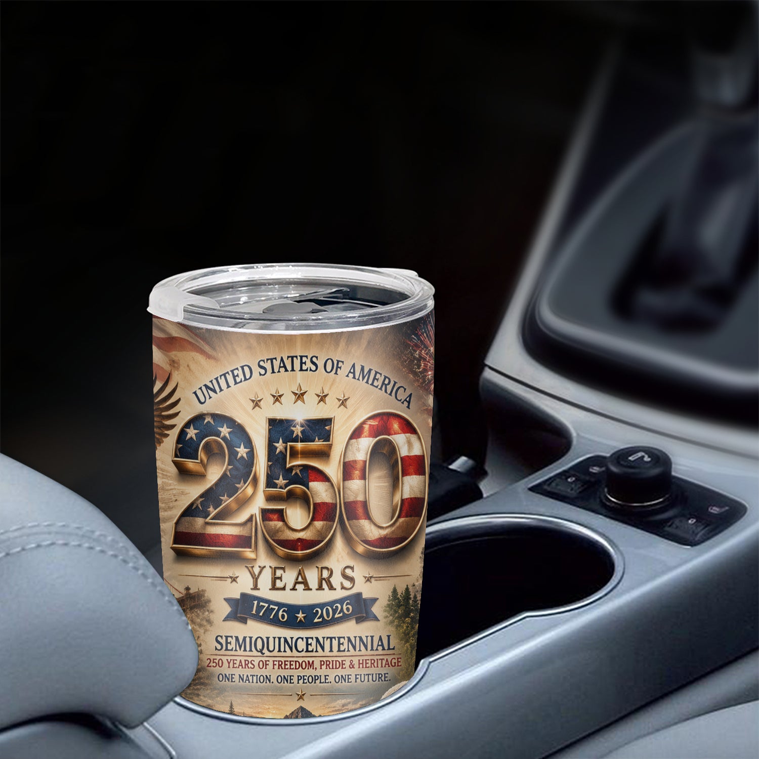 USA 250 Years Semiquincentennial 20oz Tumbler Patriotic Gift