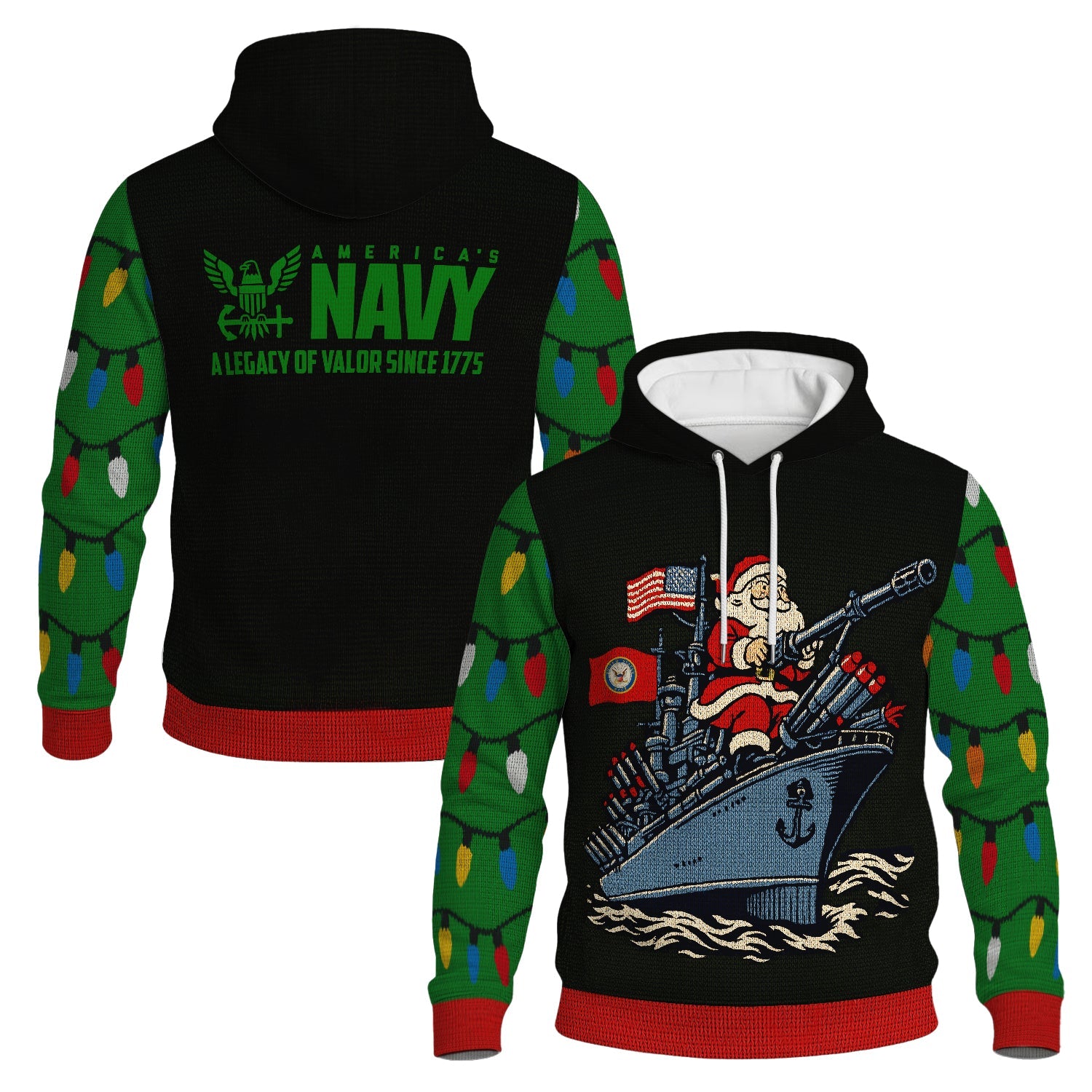 America's Navy A Legacy Of Valor Since 1775 Xmas 3D All Over Print