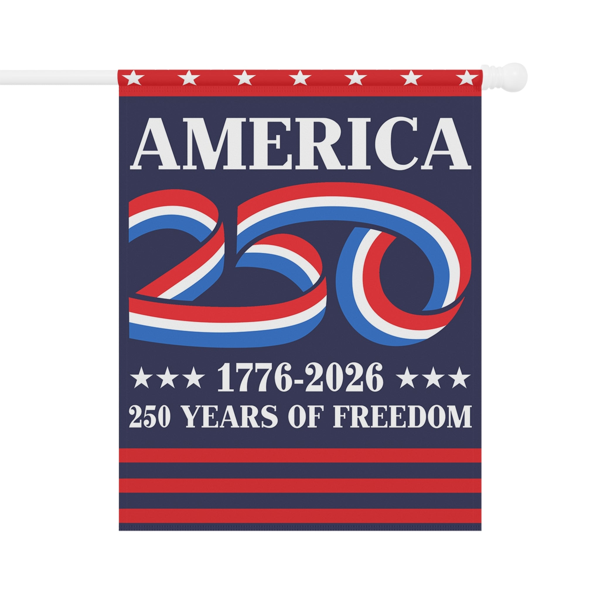 America 250 1776 - 2026 House Flag 28''x40'' Twin-Side Printing