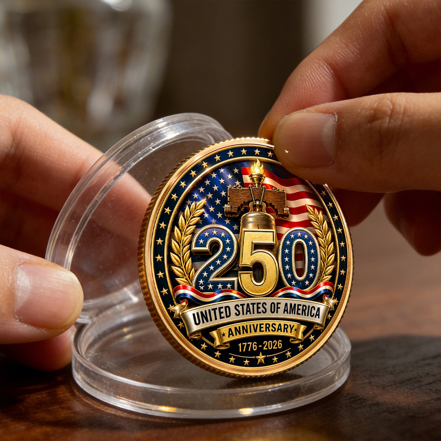 United States Of America 250th Anniversary Challenge Coin