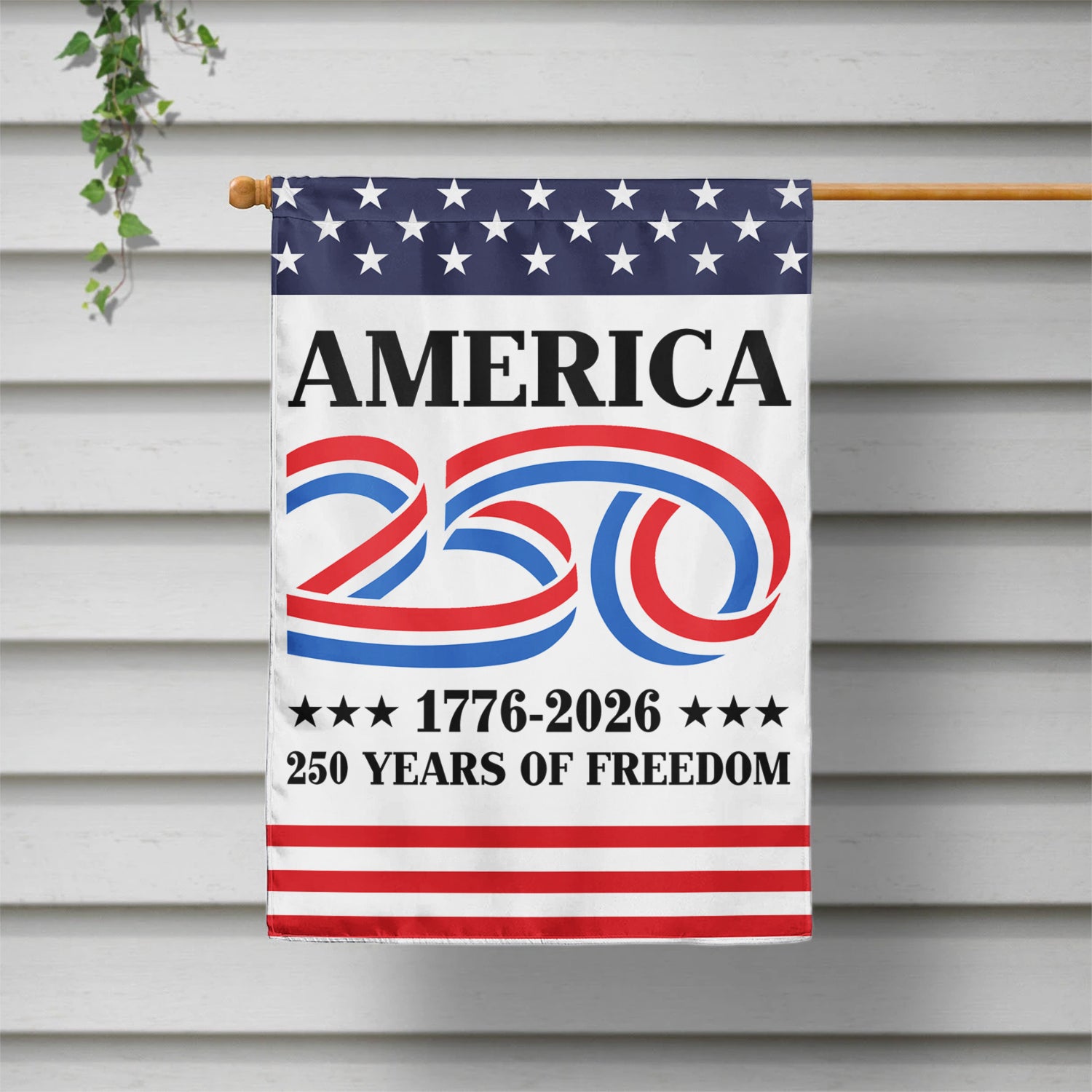 America 250 1776 - 2026 House Flag 28''x40'' Twin-Side Printing