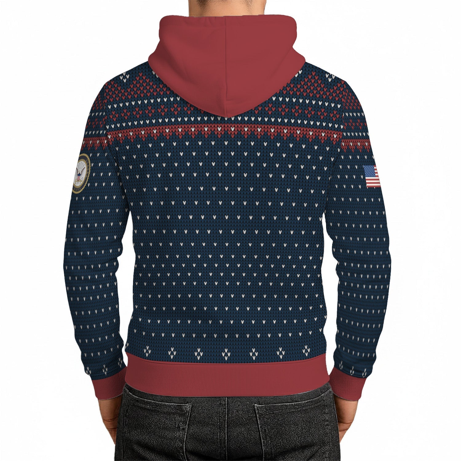 Personalized US Navy 3D All Over Print Hoodie TH3D02