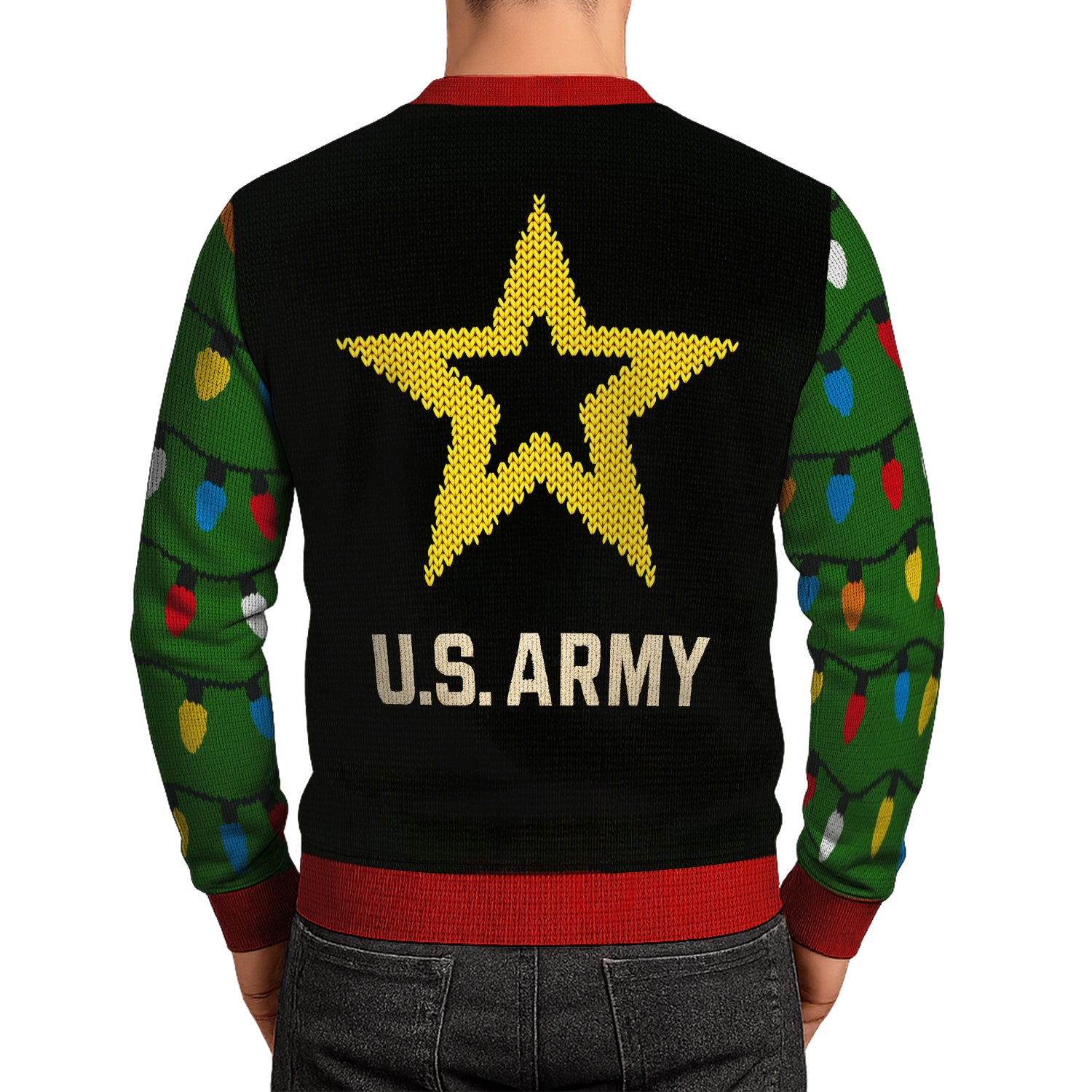 Army Santa Soldier Christmas Ugly Christmas Sweater