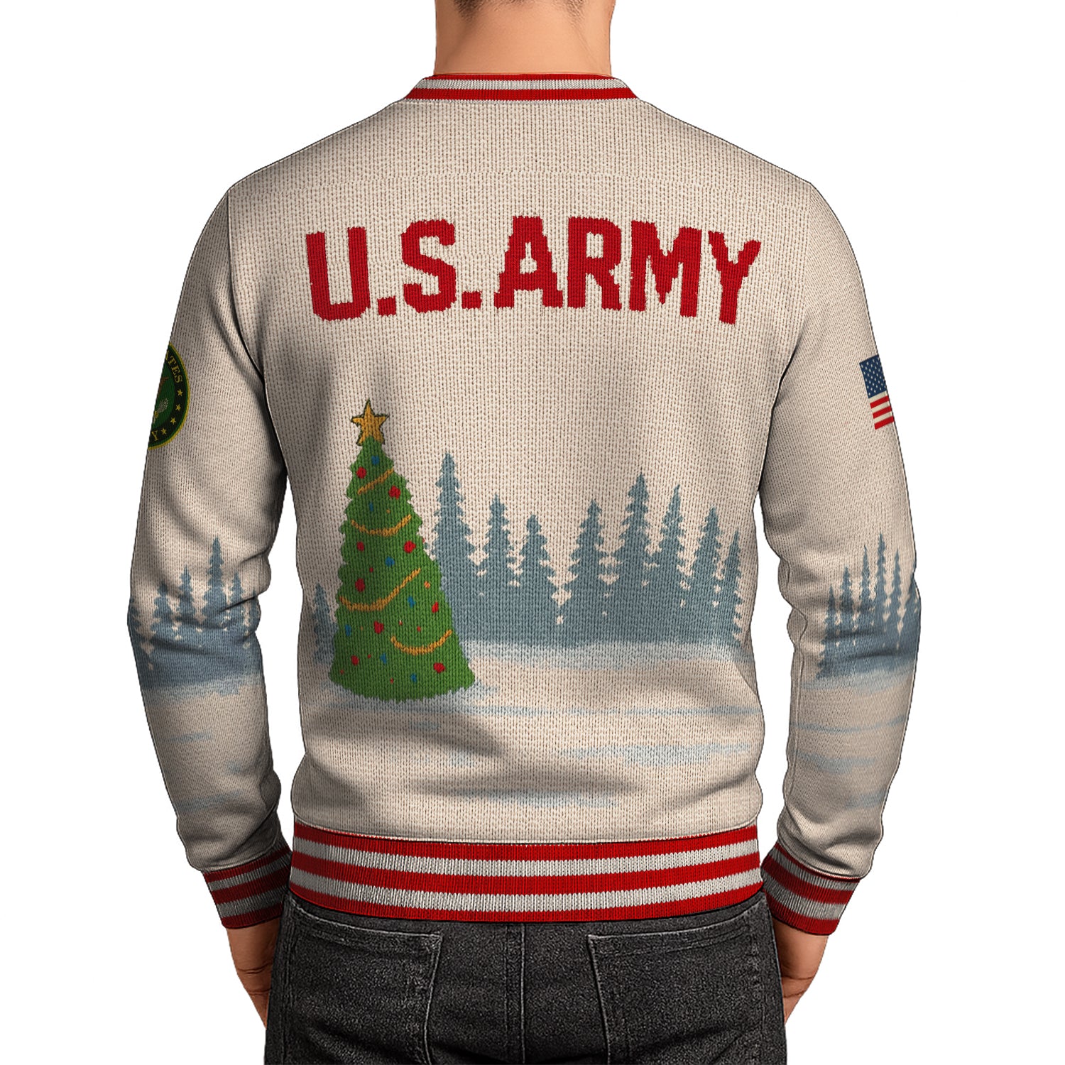 US Army Merry Christmas Ugly Christmas Sweater