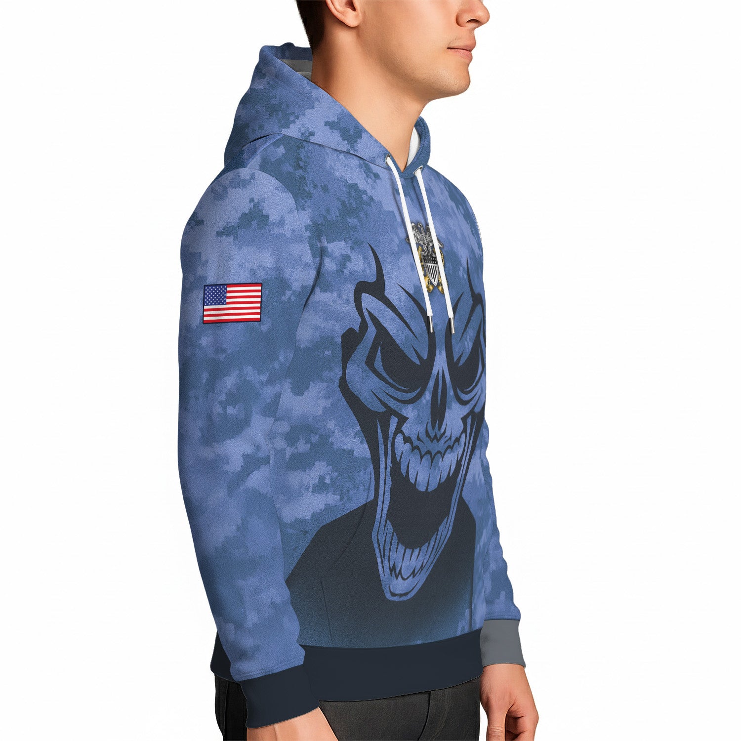 Personalized US Navy 3D All Over Print Hoodie TH3D03