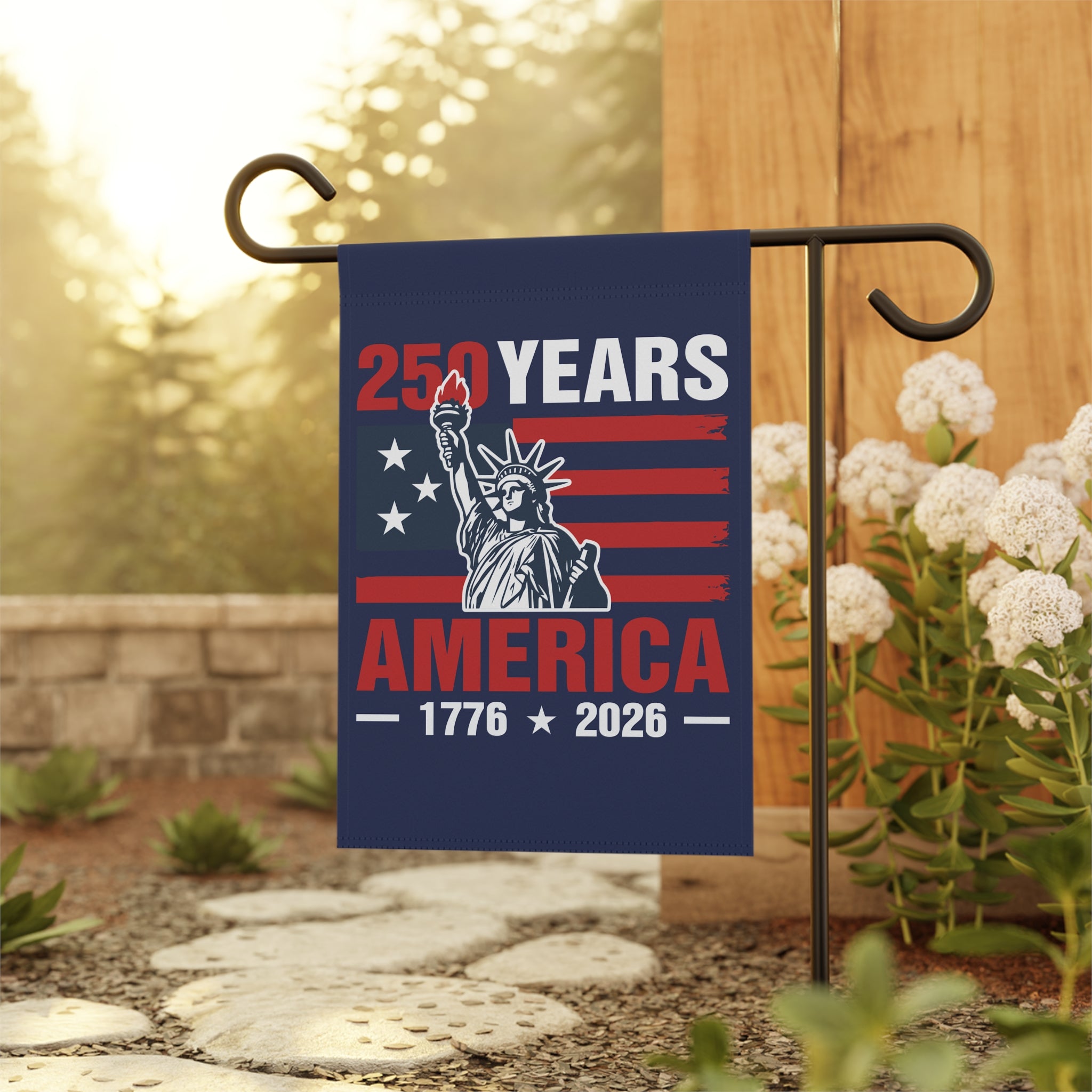 250 Years America 1776 - 2026 Garden Flag 12''x18'' Twin-Side Printing