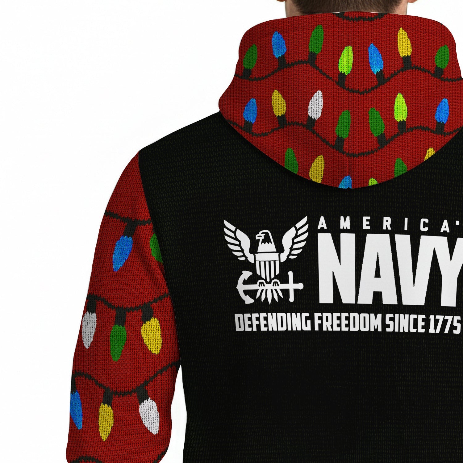US Navy Light It Up Hoodie 3D All Over Print