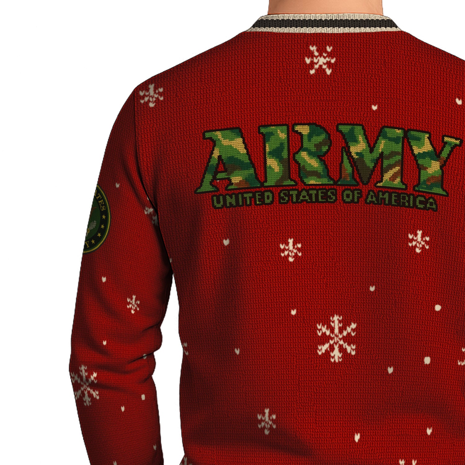 US Army Christmas Tree Christmas Ugly Christmas Sweater