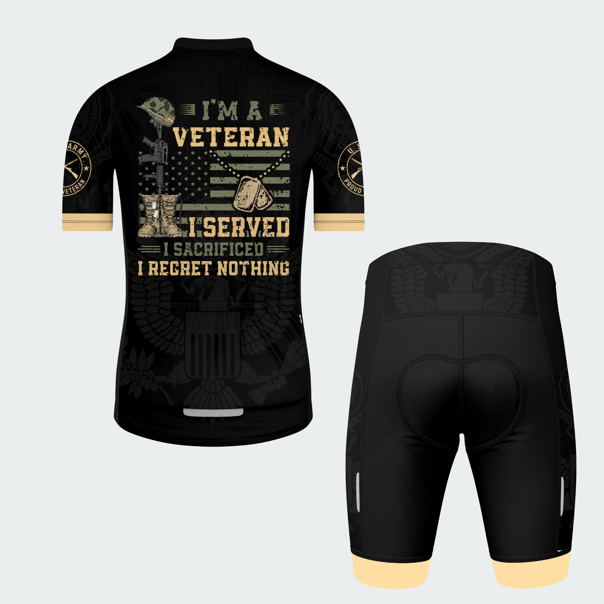 Men’s Personalized U.S. Army I Served Veteran Cycling Jersey & Kit