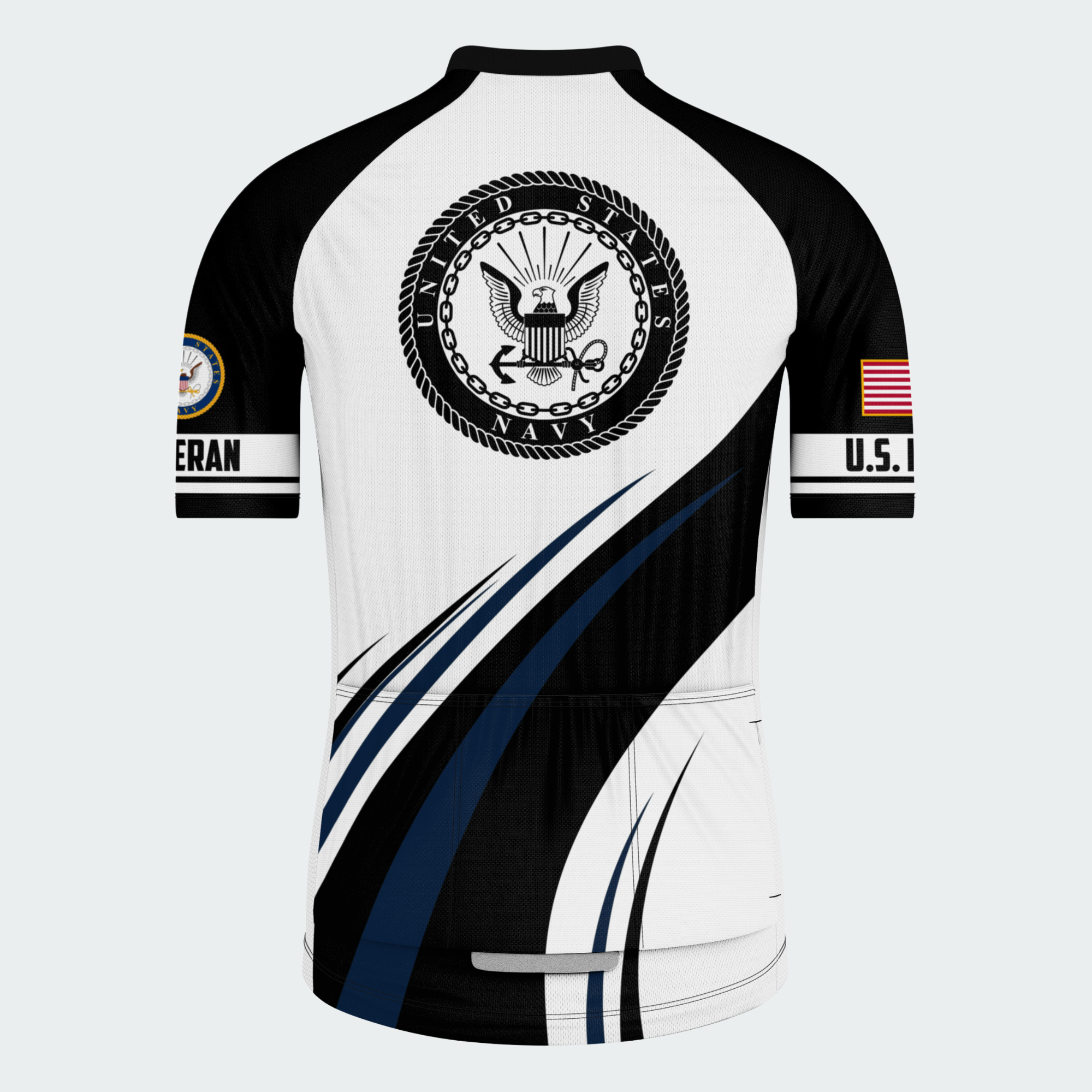 Men’s Personalized U.S. Navy Proudly Served Cycling Jersey & Kit