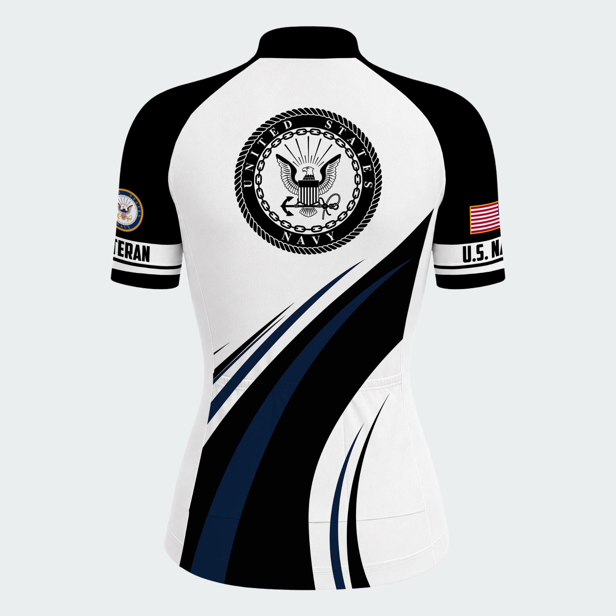 Women’s Personalized U.S. Navy Proudly Served Cycling Jersey & Kit