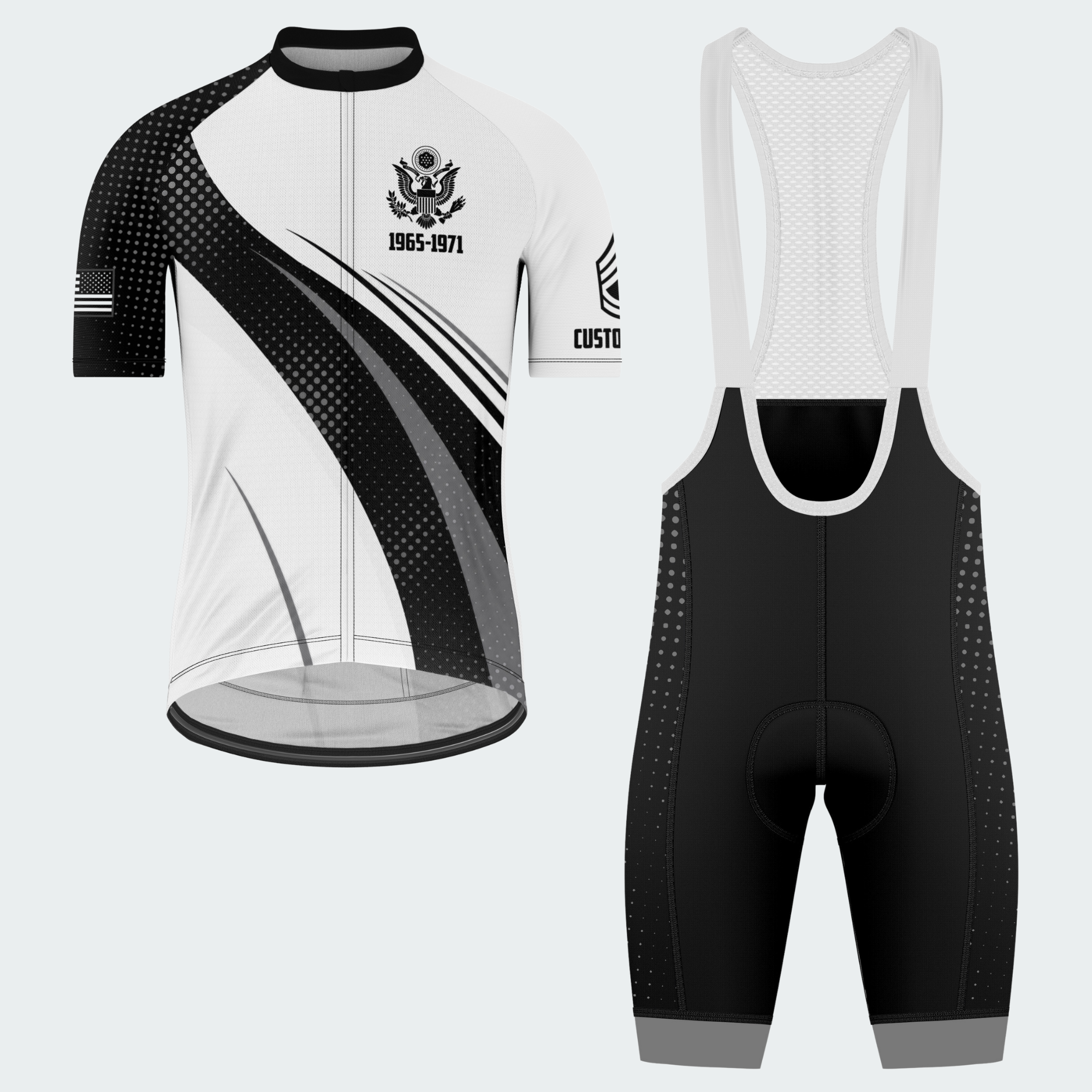 Men’s Personalized U.S. Army Veteran Pride Cycling Jersey & Kit