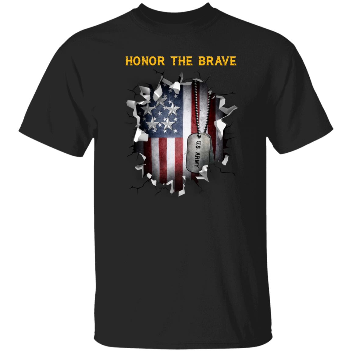US Army O-10 General of the Army O10 GA General Officer - Honor The Brave Front Shirt